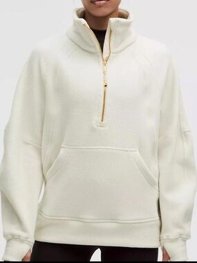 Lululemon Fleece Scuba Neck 3/4 Zip
